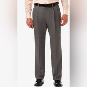 HAGGAR MENS PLEATED FRONT PANTS/TROUSERS 38x31